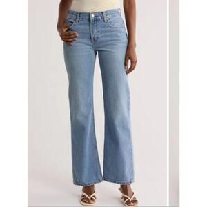 NEW Etica Anthropologie Amis High Waist Relaxed Bootcut Jean in Atwater
